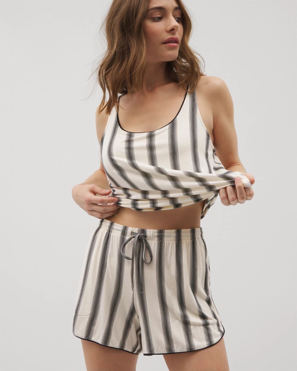 Cool Nights Printed Pajama Shorts