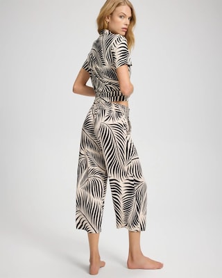 Cropped Pajama Pants click to view larger image.