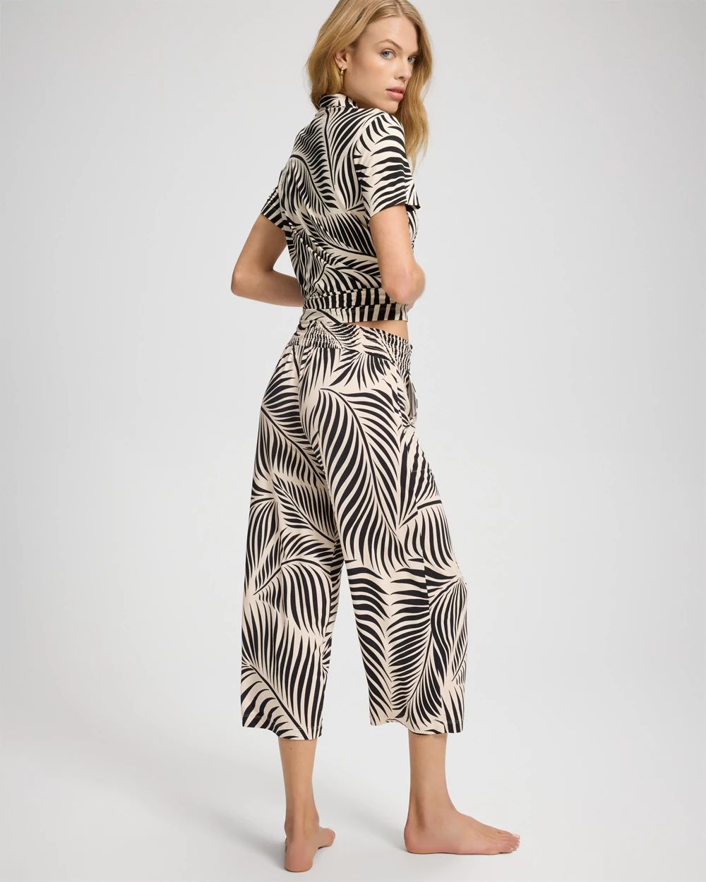 Cool Nights Cropped Pajama Pants