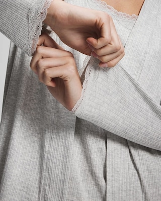 Pointelle Pajama Cardi click to view larger image.