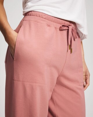 Essential Terry Straight Leg Pants click to view larger image.