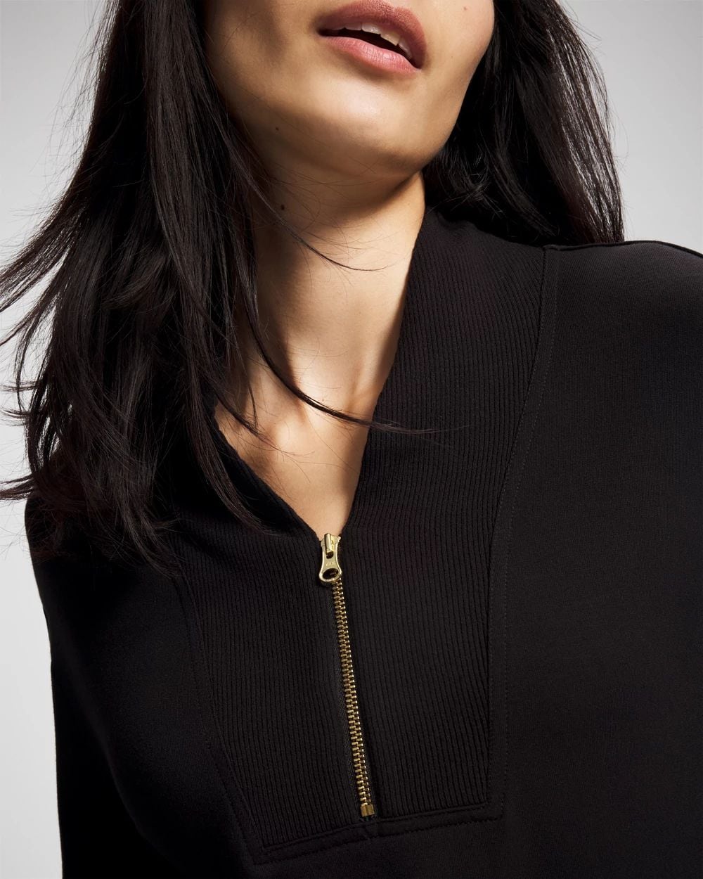 Ultrasoft Fleece Quarter Zip Sweatshirt click to view larger image.