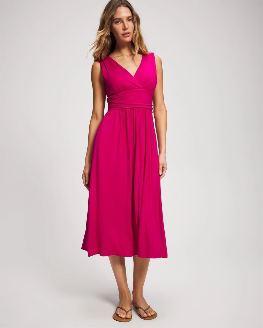 Soft Jersey Goddess Midi Bra Dress