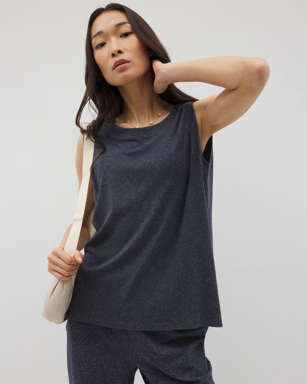 Rib Knit Sleeveless Top