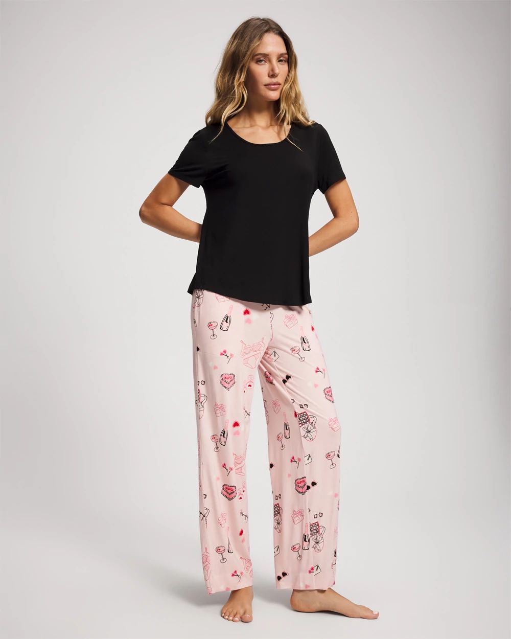 Cool Nights Short Sleeve + Pant Pajama Set