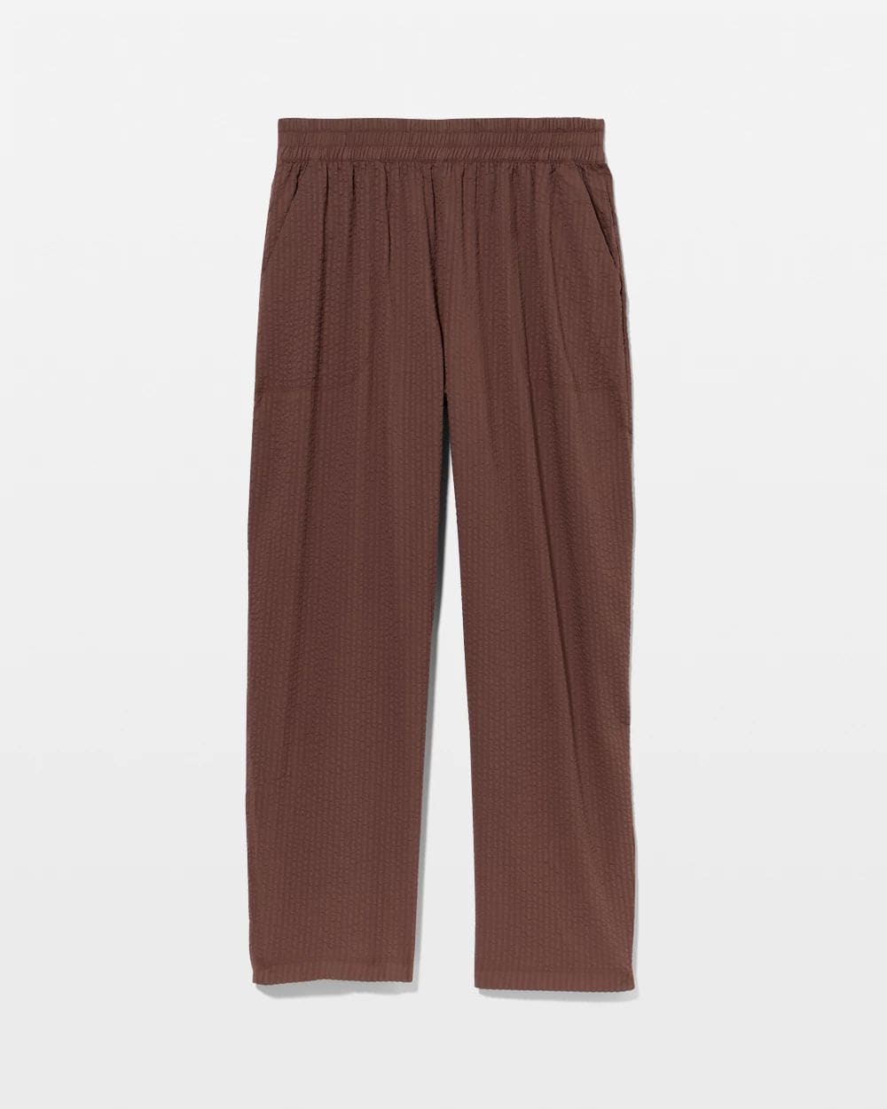 Textured Stripe Relaxed Barrel Pants click to view larger image.
