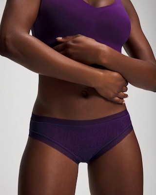 Soma Hipster Panty with Stretch Lace