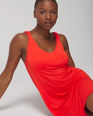 Shirred Strap Chemise