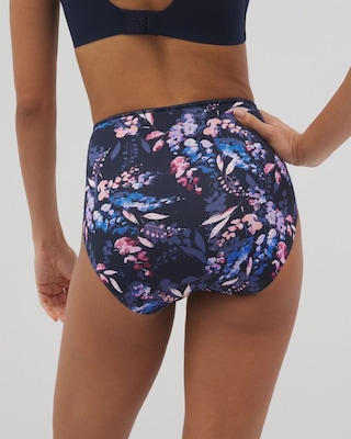 High-Waist Brief Panty with Lace click to view larger image.