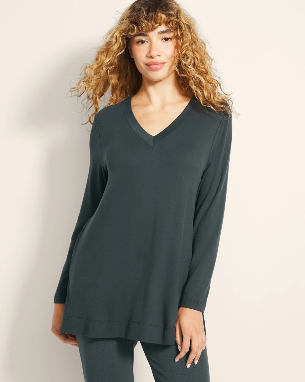 Long-Sleeve Pajama Tunic
