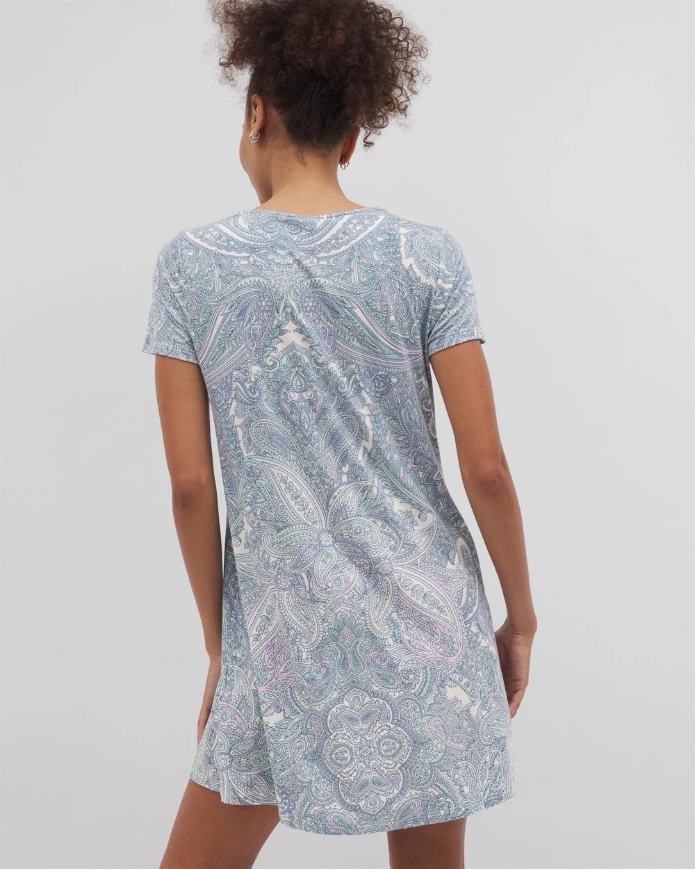Cool Nights Short Sleeve Scoop Neck Sleepshirt