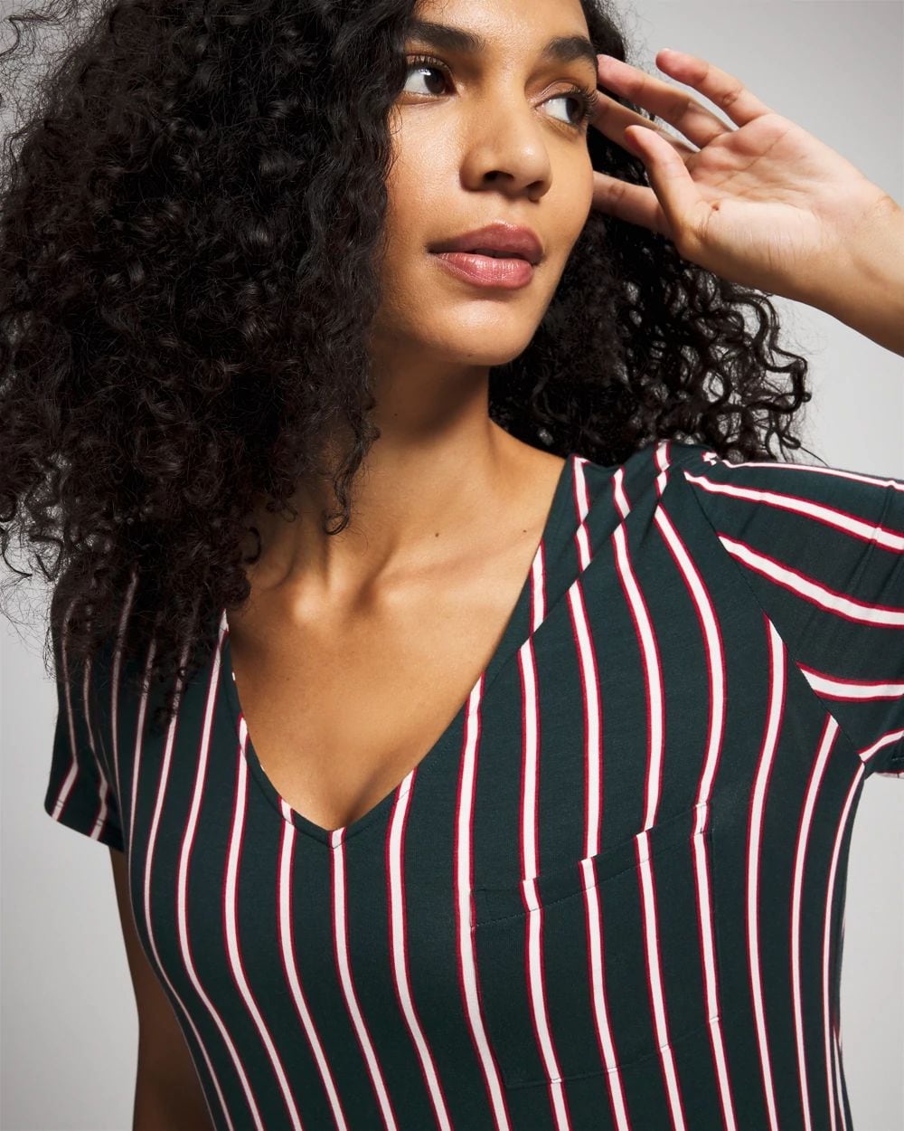 Short Sleeve Long Sleepshirt click to view larger image.