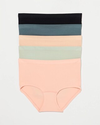 Rib Boyshort Panty 5 Pack