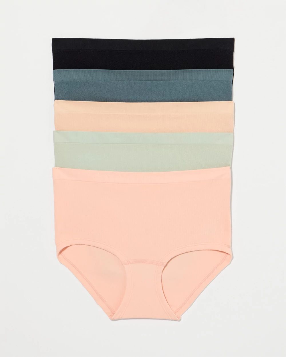 Rib Boyshort Panty 5 Pack