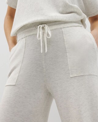 Sweater Wide-Leg Crop Pant click to view larger image.