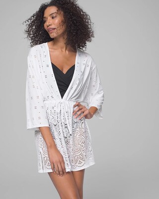 Gypsy Gem Drawcord Waist Tunic Coverup