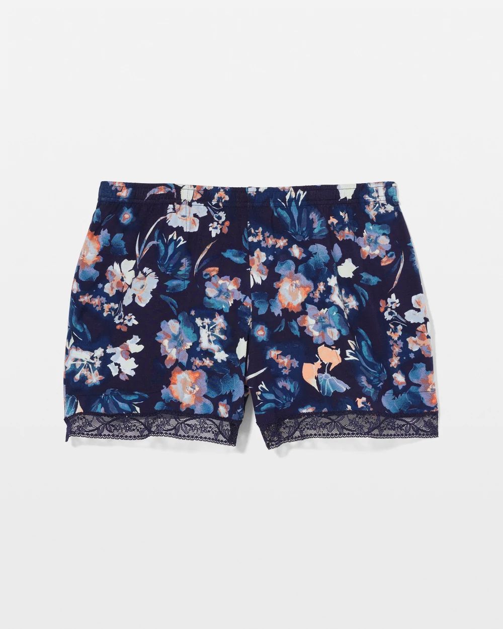 Cool Nights Lace-Trim Pajama Shorts