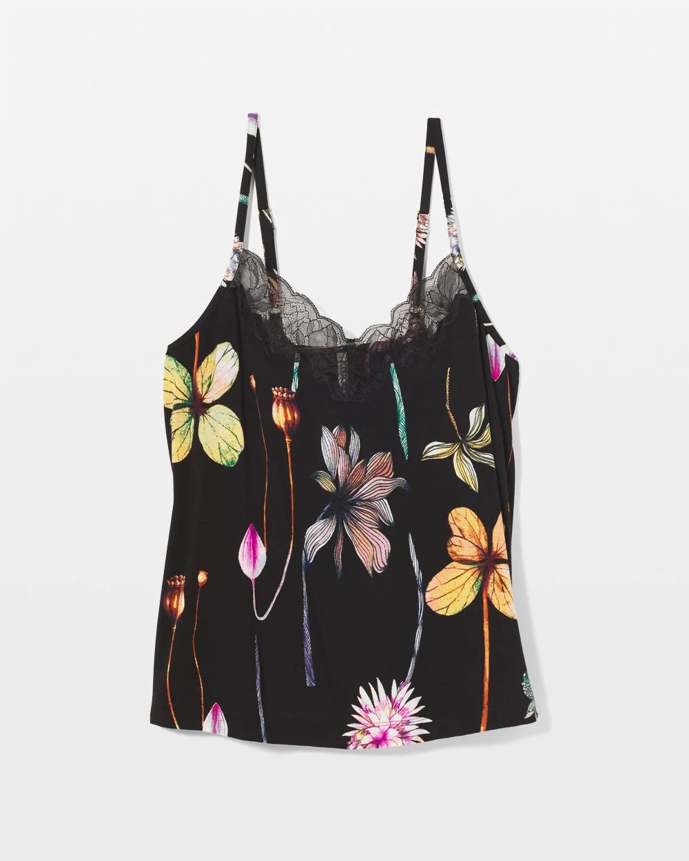 Cool Nights Lace-Trim Pajama Cami