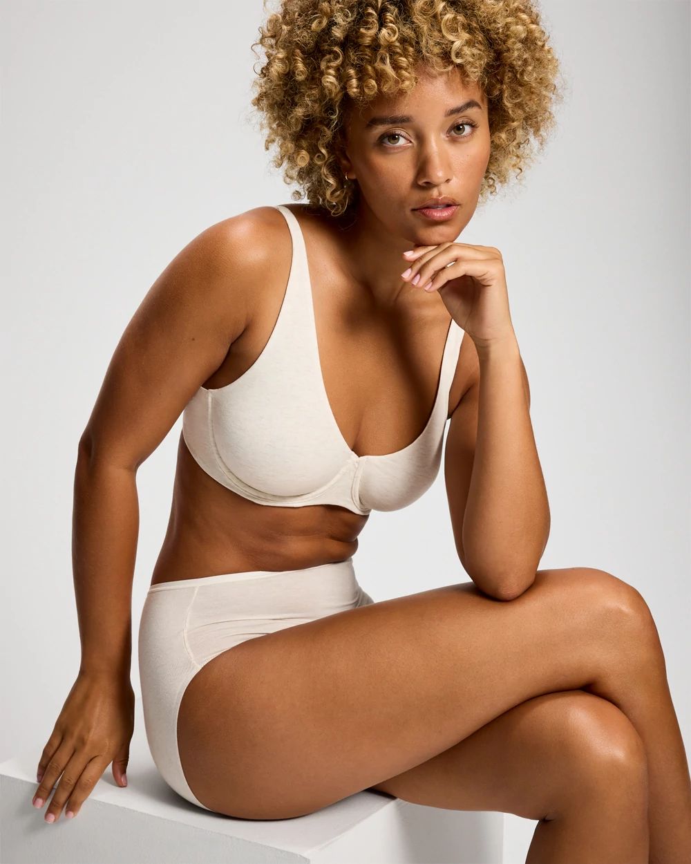 Modern Cotton Unlined Perfect Coverage Bra click to view larger image.