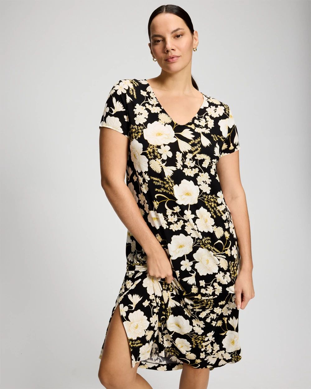 Short Sleeve Long Sleepshirt click to view larger image.