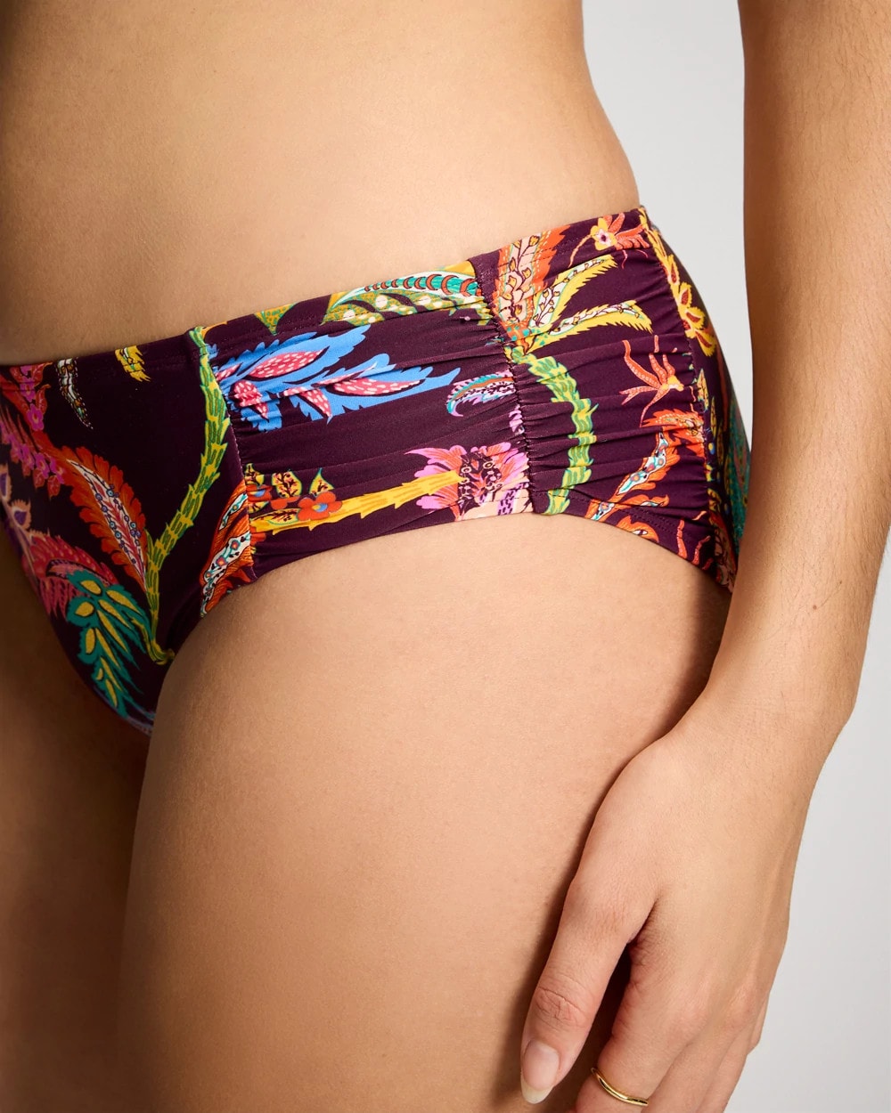 Ruched Side Bikini Bottom