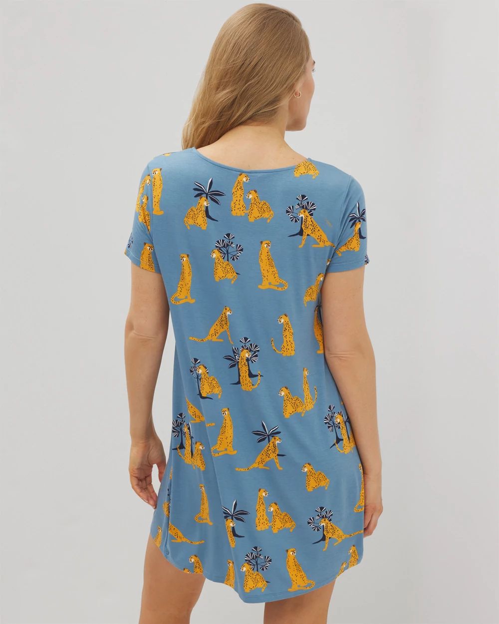 Cool Nights Short Sleeve Scoop Neck Sleepshirt