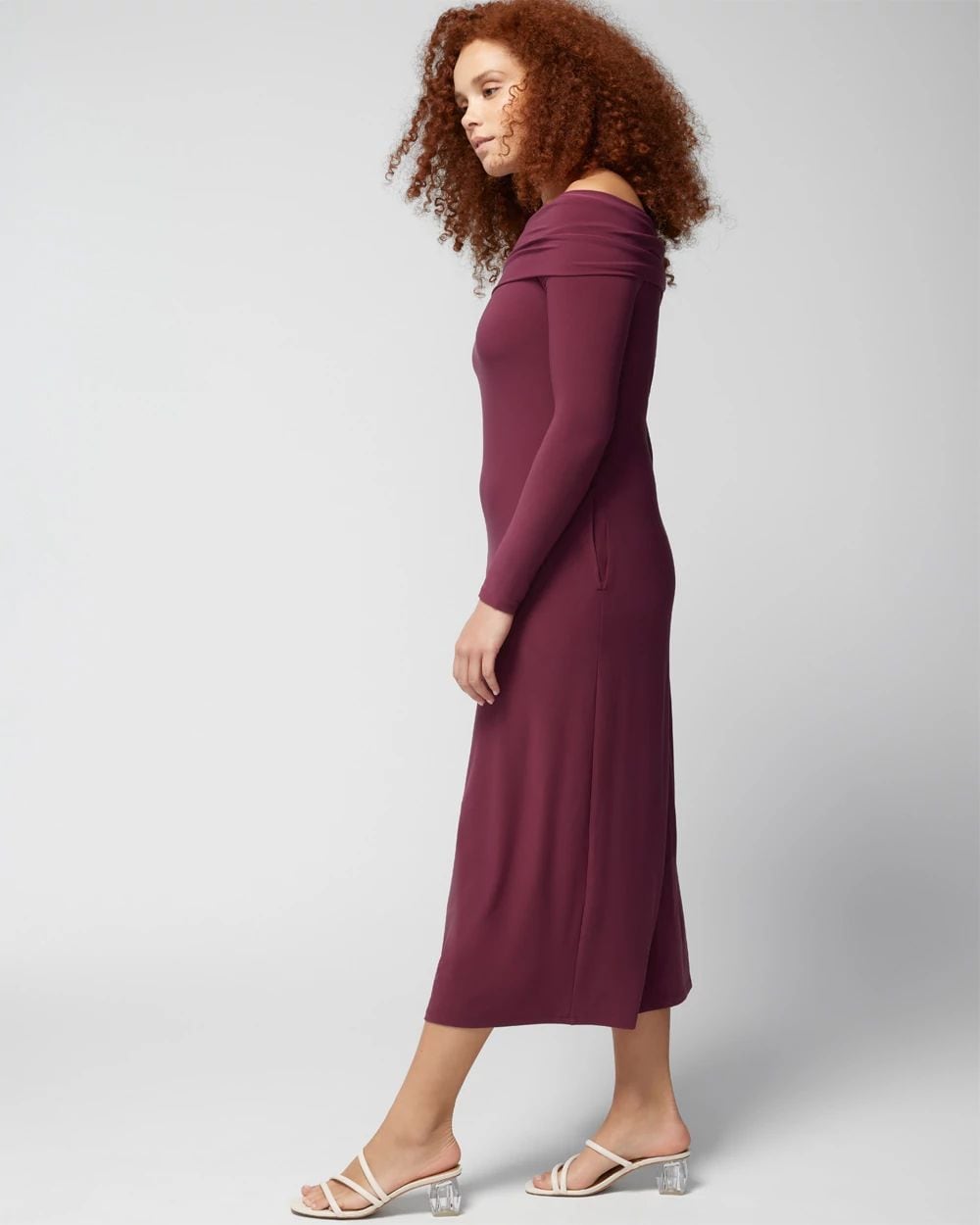 Matte Jersey Midi Bra Dress