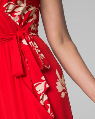 Soft Support Ruffle Border Maxi Dress