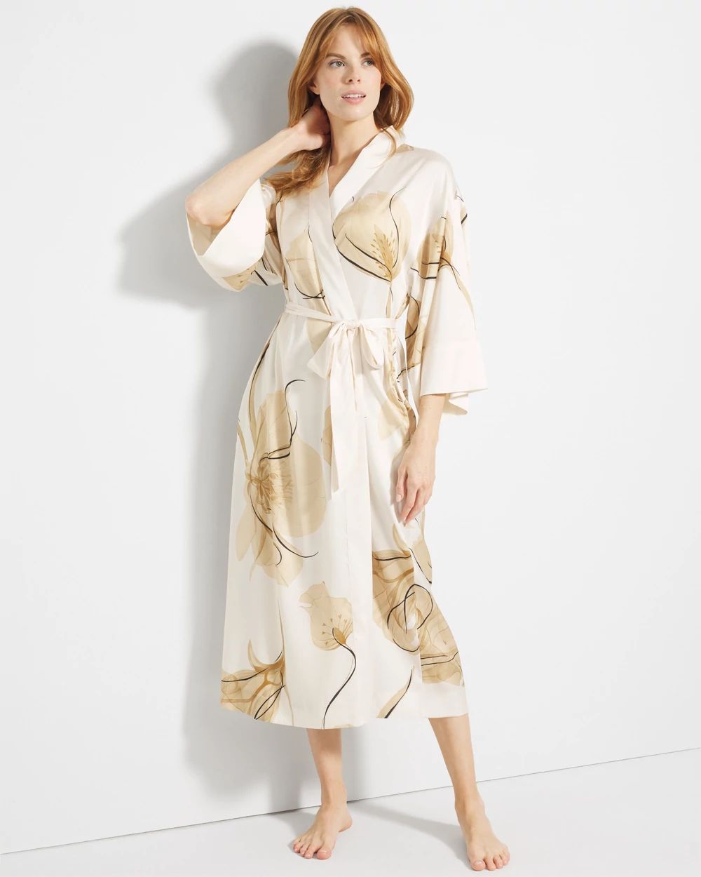 Satin Long Robe