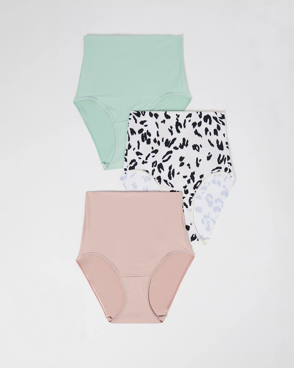 Tummy High-Waist Brief Panty 3 Pack click to view larger image.