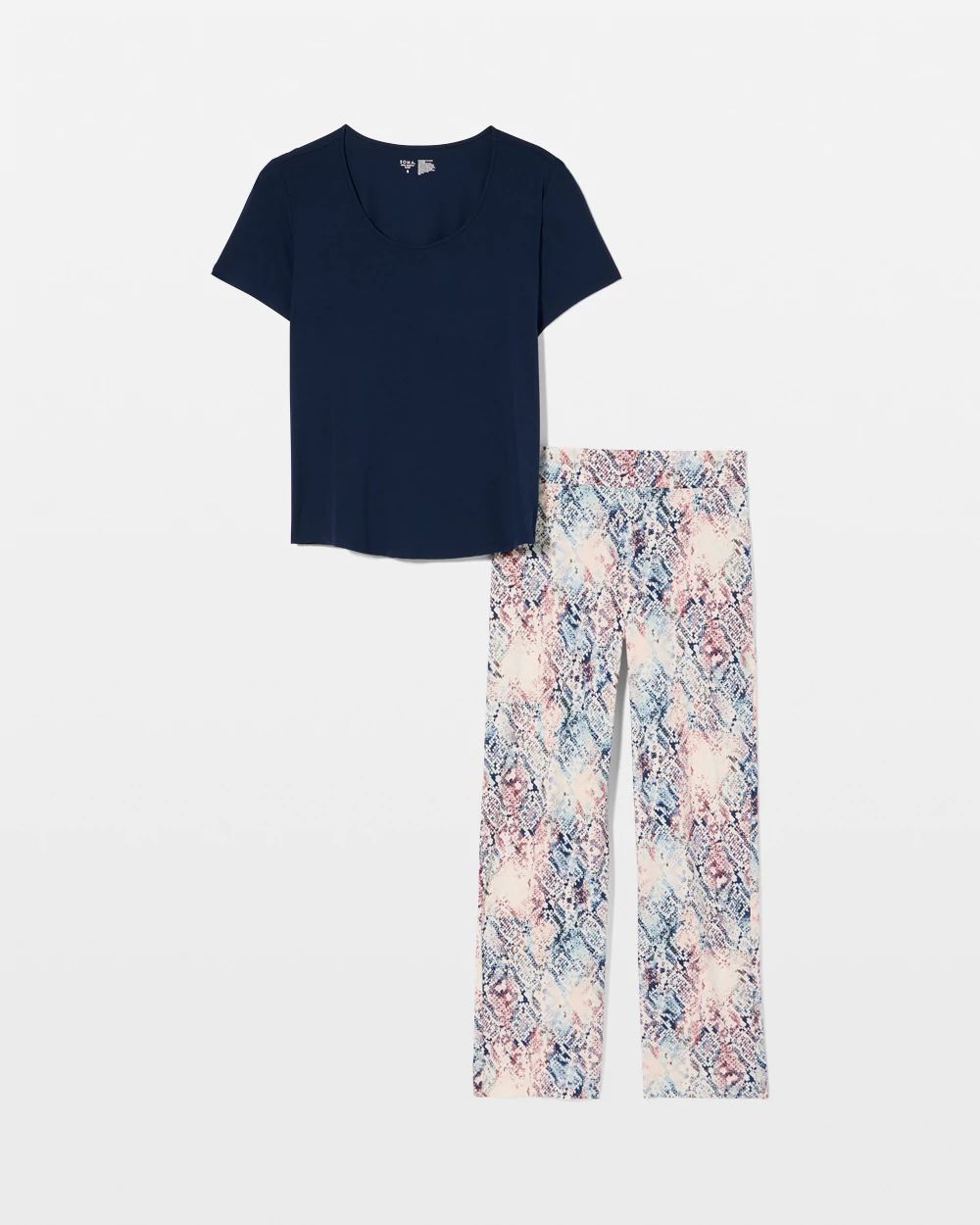 Short Sleeve + Pant Pajama Set click to view larger image.
