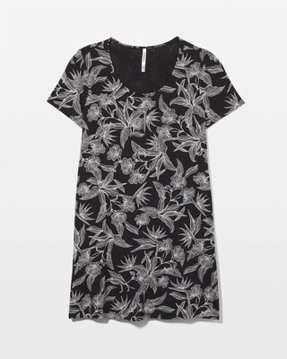 Short Sleeve Scoop Neck Sleepshirt click to view larger image.