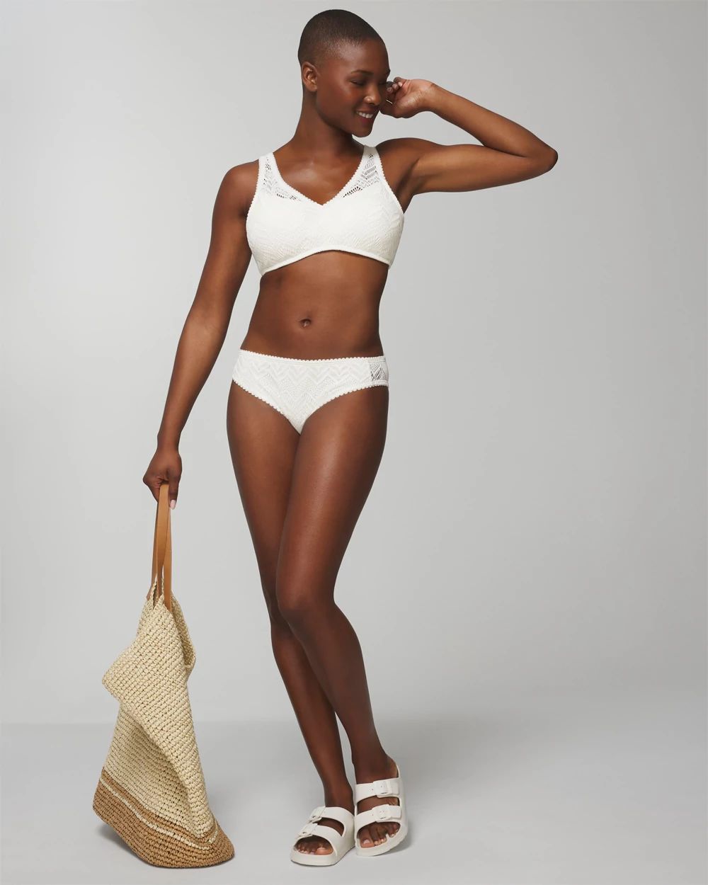 Soma Swim Crochet Hipster