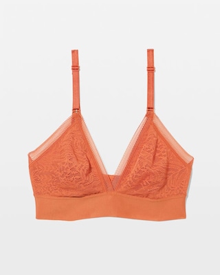 Triangle Bralette with Lace click to view larger image.