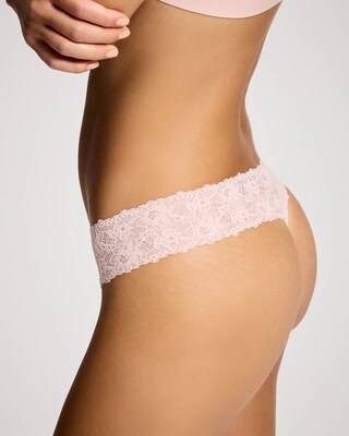 Perfect Lace Thong Panty click to view larger image.