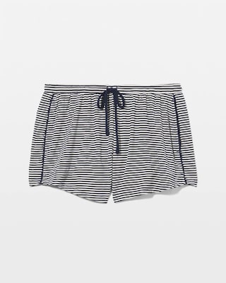 Pom Trim Pajama Short click to view larger image.