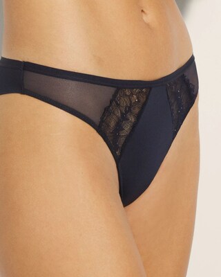 Sequin Lace Tanga Panty