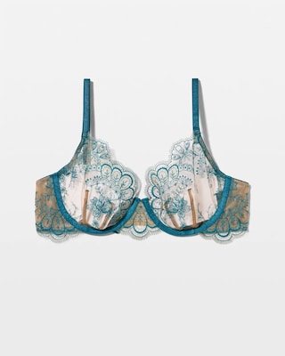 Tattoo Embroidered Perfect Coverage Bra click to view larger image.