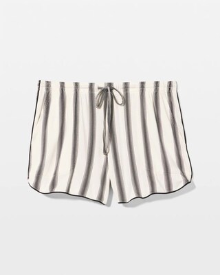Printed Pajama Shorts click to view larger image.