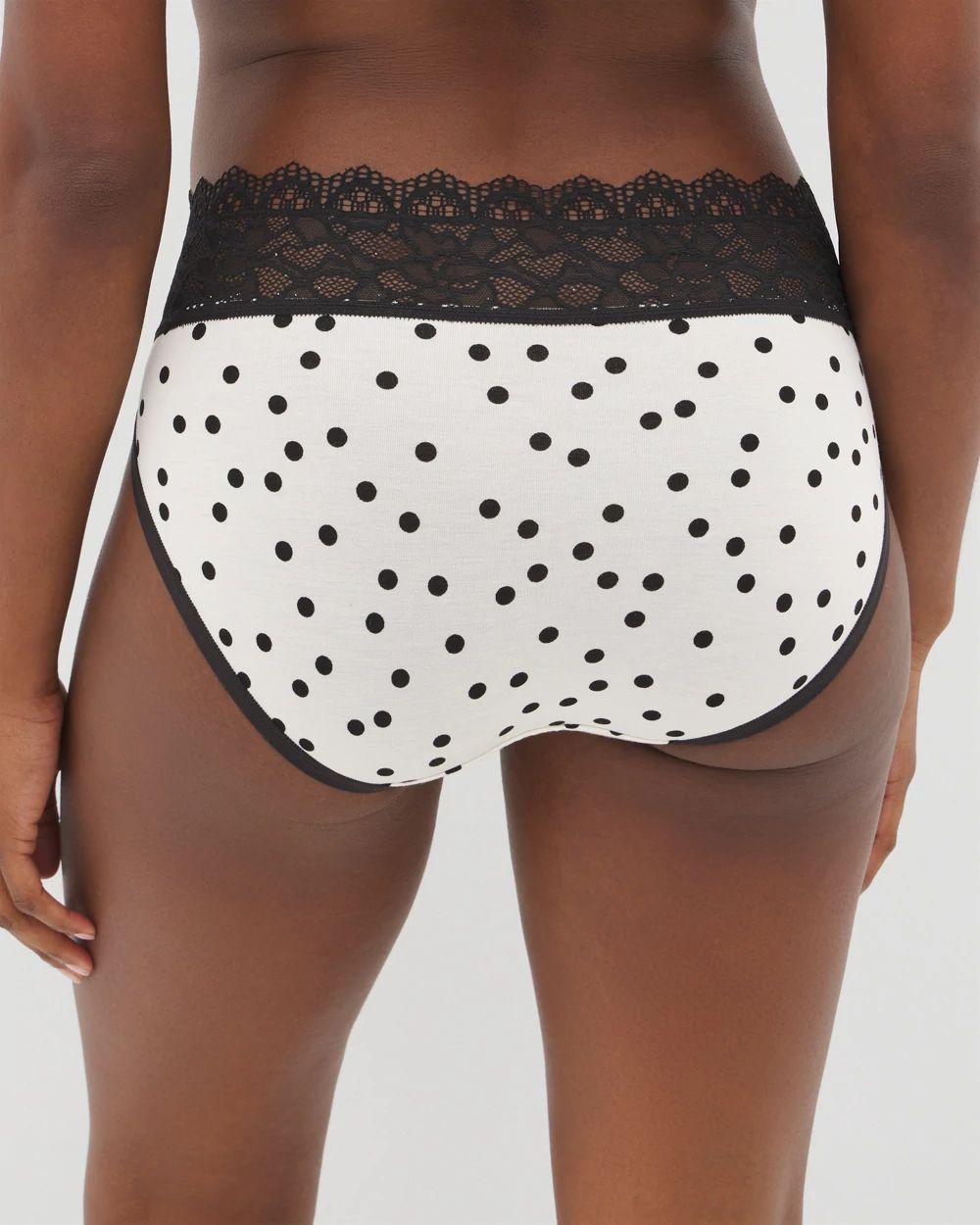 Embraceable High-Leg Panty with Enchanting Lace