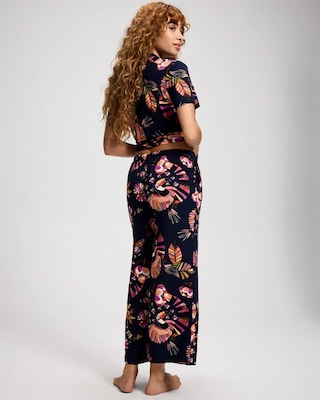 Relaxed Crop Pajama Pants click to view larger image.