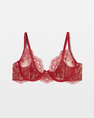 Tattoo Embroidered Perfect Coverage Bra click to view larger image.