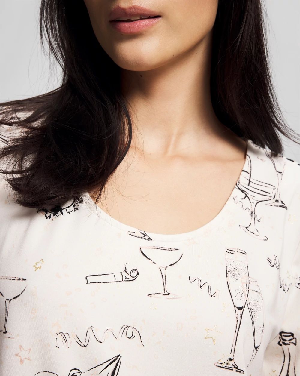 Long-Sleeve Sleepshirt click to view larger image.