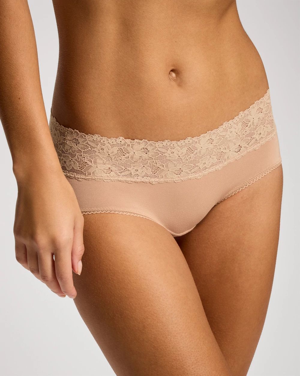 Embraceable Hipster Panty with Perfect Lace Waist