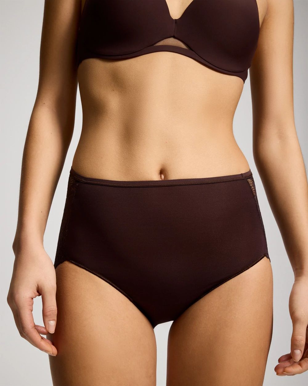 Vanishing Edge Lace Back Modern Brief Panty