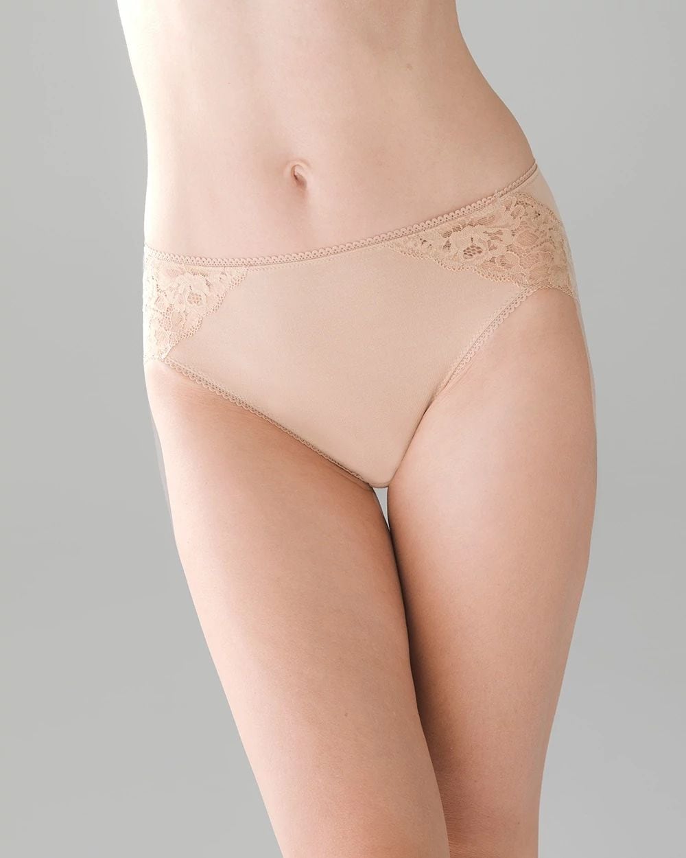 High-Leg Panty with Signature Lace