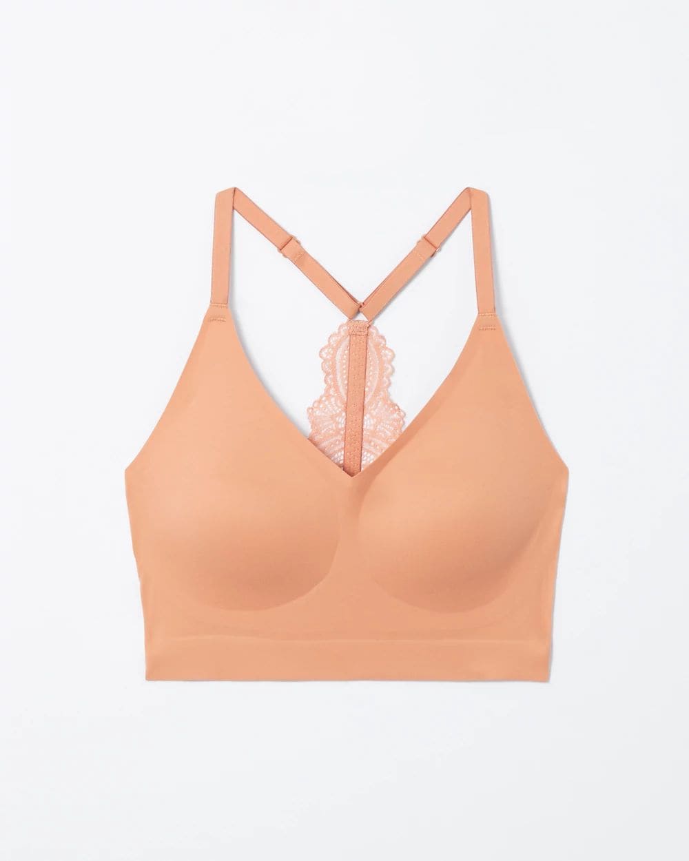 Racerback Bralette with Lace Back click to view larger image.