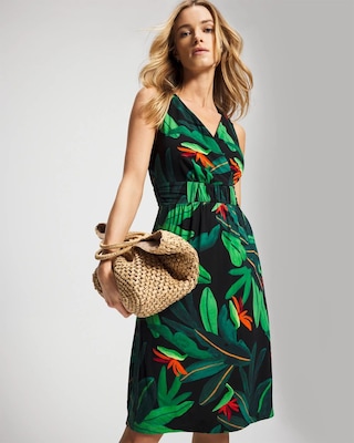 Cross Back Strap Bra Dress click to view larger image.