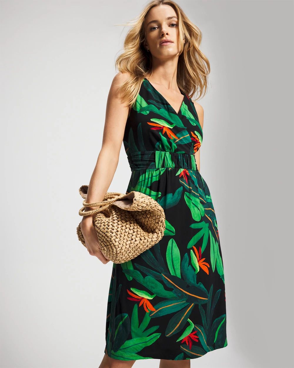 Soft Jersey Cross Back Strap Bra Dress