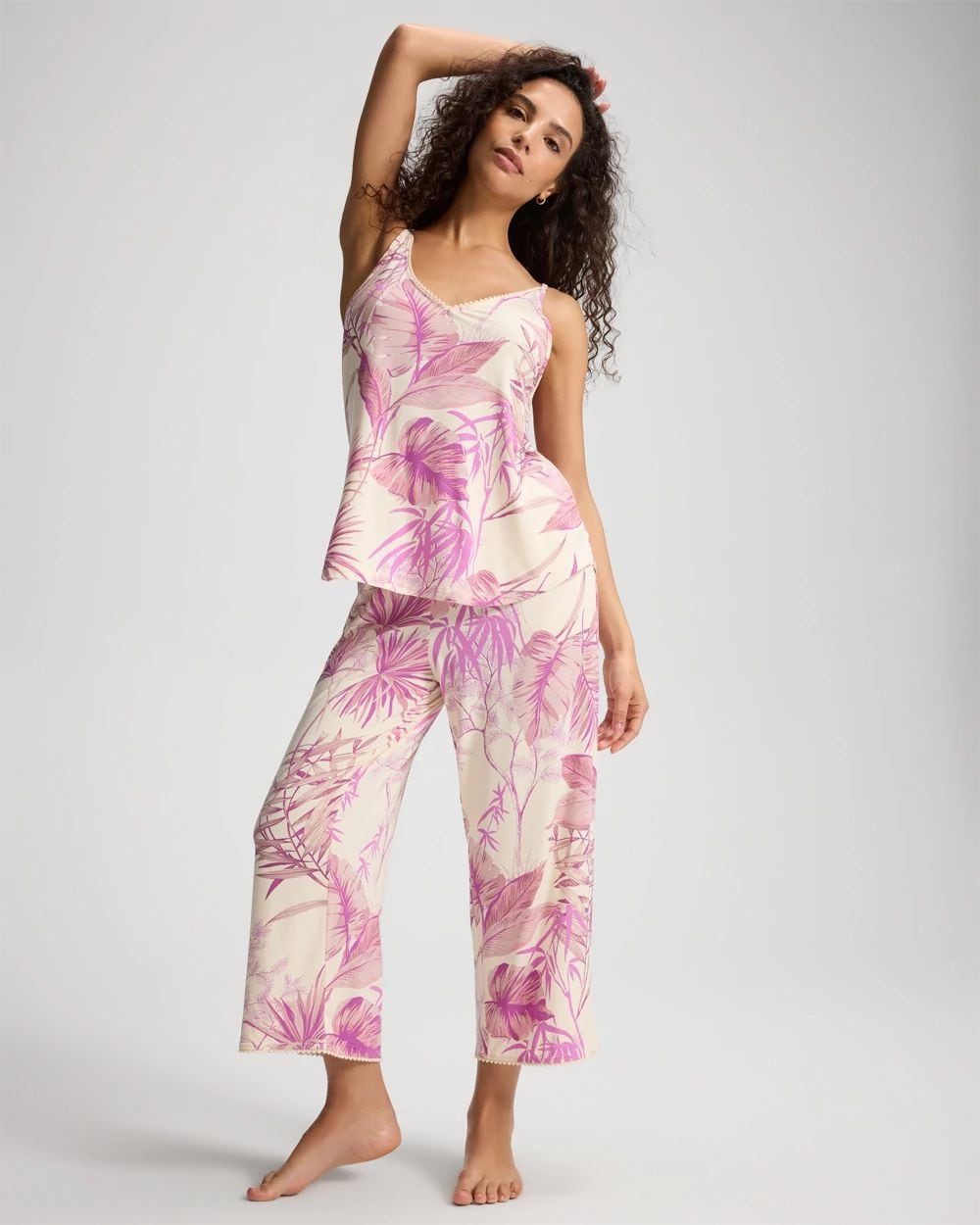 Cool Nights Pom Trim Pajama Cami